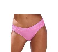 Panty VIVANCE "Anisa", Damen, Gr. 40/42, pink, Spitze, Obermaterial: 86% Polyamid, 14% Elasthan, Unterhosen Panty, mit blumiger Spitze und feiner Zierschleife (93980557-40) pink