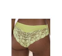 Panty VIVANCE, Damen, Gr. 44/46, grün (lime), Spitze, Microtouch, Obermaterial: 86% Polyamid, 14% Elasthan, Unterhosen, mit blumiger Spitze und feiner Zierschleife (40872568-44) lime