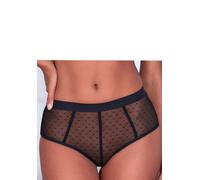 Panty VIVANCE BY LASCANA "Ava", Damen, Gr. 44/46, schwarz, Mesh, Obermaterial: 90% Polyamid, 10% Elasthan, Unterhosen Panty, aus transparentem Mesh in Pünktchen-Optik (50313028-44) schwarz