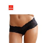 Panty VIVANCE, Damen, Gr. 32/34, schwarz, Spitze, Obermaterial: 89% Polyamid, 11% Elasthan, figurbetont, Unterhosen Panty, aus elastischer Spitze, sexy Dessous (841047-32) schwarz