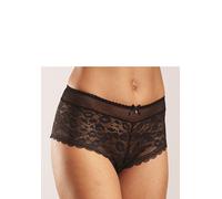 Panty VIVANCE, Damen, Gr. 36/38, schwarz, Microtouch, Spitze, Mesh, Obermaterial: 88% Polyamid, 12% Elasthan, figurbetont, Unterhosen, aus Spitze in Kussmund-Optik und weichem Mesh-Material (91441243-