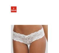 Panty VIVANCE, Damen, Gr. 44/46, beige (creme), Spitze, Obermaterial: 89% Polyamid, 11% Elasthan, figurbetont, Unterhosen Panty, aus elastischer Spitze, sexy Dessous (247822-44) creme