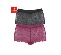 Panty VIVANCE, Damen, Gr. 52/54, rot (bordeaux, schwarz), Spitze, Obermaterial: 92% Polyamid, 8% Elasthan (LYCRA). Spitze: 90% Polyamid, 10% Elasthan, unifarben, körpernah, Unterhosen Panty, weiches M