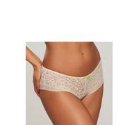 Panty VIVANCE "Viola", Damen, Gr. 40/42, beige (puder, limone), Microtouch, Obermaterial: 87% Polyamid, 13% Elasthan, körpernah, Unterhosen Panty, aus Spitze, die anteilig recyceltes Polyamid enthält 