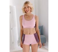 Panty WÄSCHEPUR, Damen, Gr. 40, 2 Stk., rosa (mauve, burgund), 75% Baumwolle, 25% Polyester, Unterhosen Panty (83557344-40) mauve, burgund