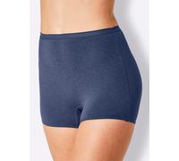 Panty WÄSCHEPUR, Damen, Gr. 44, 4 Stk., blau (2x malve, meliert, 2x marine, meliert), 95% Baumwolle, 5% Elasthan, Unterhosen Panty (57948530-44) 2x malve, meliert, 2x marine, meliert