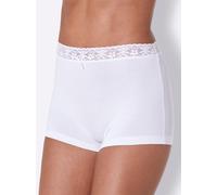 Panty WÄSCHEPUR, Damen, Gr. 50, 2 Stk., weiß, 95% Baumwolle, 5% Elasthan, Unterhosen Panty (37116461-50) weiß