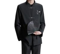 PANVER Anzug Jacke Männer Regular Fit Casual Gutaussehend Übergangsjacke Herren Hochzeit Bankett Temperament Mode Blazer D-Black 4XL