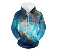 PANVER Kapuzen Herren Modern Persönlichkeit Trend Pullover 3D Digitales Drucken Mode Casual Langärmeliges Sweatshirt CC-03 3XL