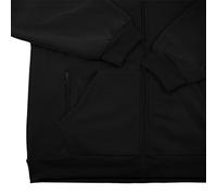 PANVER Kapuzenpullover Herren Regular Fit Kängurutasche Einfarbig Langärmeliges Sweatshirt Klassisch Sport Casual Kapuzenjacke B-Black XXL