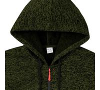 PANVER Kapuzenpullover Herren Sport Casual Farbabstimmung Langärmeliges Sweatshirt Draussen Workout Trekking Kapuzenjacke M-Army Green S