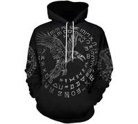 PANVER Langärmeliges Sweatshirt Herren 3D Digitales Drucken Mode Casual Kapuzenpullover Jugend Persönlichkeit Trend Hoodies CC-03 3XL