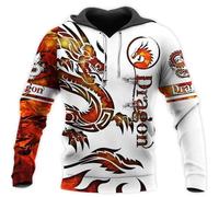 PANVER Langärmeliges Sweatshirt Herren Jugend Persönlichkeit Trend Hoodies 3D Digitales Drucken Casual Kapuzenpullover JJ-03 6XL