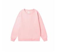 PANVER Sweatshirt Herren Regular Fit Sport Casual Einfarbig Pullover Jugend Persönlichkeit Mode Langärmeliges Sweatshirts C-Pink XL