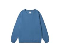 PANVER Sweatshirt Herren Regular Fit Sport Casual Einfarbig Pullover Jugend Persönlichkeit Mode Langärmeliges Sweatshirts J-Haze Blue XXL