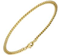 Panzerarmband 333 Gelbgold massiv 21 cm Gold Armband Goldarmband Karabiner
