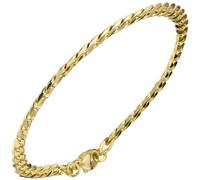 Panzerarmband 333 Gelbgold 19 cm Gold Armband Goldarmband Karabiner
