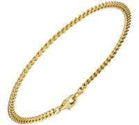 Panzerarmband 333 Gelbgold massiv 21 cm Gold Armband Goldarmband Karabiner