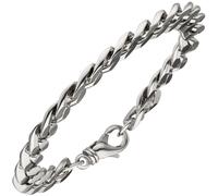 Panzerarmband 925 Sterling Silber diamantiert 23 cm Armband Silberarmband