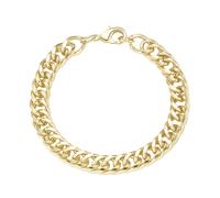 Panzerarmband FIRETTI "Schmuck Geschenk Tombak Armschmuck Armband Doppel-Panzerkette" Gr. 21, gelbgoldfarben, Armbänder, Damen, 21, Tombak, Panzerarmband, Made in Germany (45200363-21) gelbgoldfarben