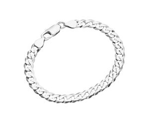 Panzerarmband SMART JEWEL "Panzerkette diamantiert, massiv, Silber 925" Gr. 19, silber, Armbänder, Damen, 19cm, Silber 925 (Sterlingsilber), Panzerarmband (23529855-19) silber