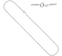 JOBO Panzerkette 333 Weißgold 2,1 mm 45 cm Gold Kette Halskette Weißgoldkette