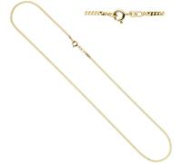 Panzerkette 585 Gelbgold 2,1 mm 60 cm Gold Kette Halskette Goldkette Federring