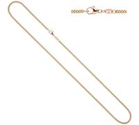 Panzerkette 585 Rotgold 2,0 mm 50 cm Gold Kette Halskette Rotgoldkette Karabiner