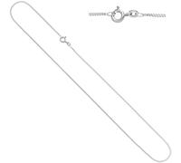 Panzerkette 585 Weißgold 1,3 mm 45 cm Gold Kette Halskette Weißgoldkette