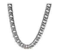 Panzerkette FIRETTI "Schmuck Geschenk Edelstahl Halsschmuck Halskette 9,6 mm breit", edelstahlfarben, Halsketten, Damen, Edelstahl, L: 60 B: 9,6mm, Panzerkette, B:9,6mm (58332329-0) edelstahlfarben