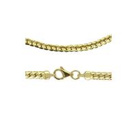 Panzerkette FIRETTI "Schmuck Geschenk Gold 333 oder 585 Collierkette in mehreren Breiten" Gr. 50, gold (gelbgoldfarben), Halsketten, Damen, 50, Gelbgold 333, B: 6mm, Panzerkette, Made in Germany, B:6m