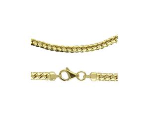 Panzerkette FIRETTI "Schmuck Geschenk Gold 333 oder 585 Collierkette in mehreren Breiten" Gr. 50, gold (gelbgoldfarben), Halsketten, Damen, 50, Gelbgold 333, B: 6mm, Panzerkette, Made in Germany, B:6m