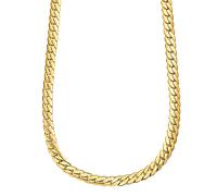 Panzerkette LOTUS "Urban Man", gelbgoldfarben, Halsketten, Herren, Edelstahl, L: 50 B: 6,2mm, Panzerkette, B:6,2mm (78561802-0) gelbgoldfarben