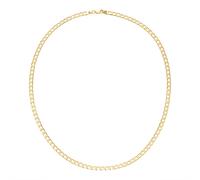 Panzerkette LUIGI MERANO "Panzerkette, Gold 375" Gr. 60, gold, Halsketten, Damen, 60cm, Gelbgold 375, Panzerkette (79898412-60) gold