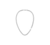 Panzerkette TOMMY HILFIGER "TH85 CHAIN", silber (edelstahlfarben), Halsketten, Damen, Edelstahl, L: 56 B: 10mm, Panzerkette, B:10mm (59314643-0) edelstahlfarben