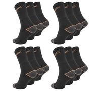 Paolo Renzo® Arbeitssocken 3/6/12/18 oder 36 Paar - Größen 39/42 und 43/46 - 43-46 / 12