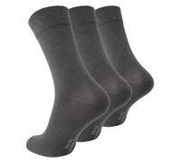 Paolo Renzo® Business Socken 3/6/12/18 oder 36 Paar - Größen 39/42 und 43/46 - Dunkelgrau / 39-42 / 3