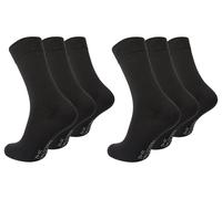 Paolo Renzo® Business Socken 3/6/12/18 oder 36 Paar - Größen 39/42 und 43/46 - Schwarz / 43-46 / 6