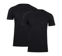 Paolo Renzo® Rundhals T-Shirt 2/4 oder 8 Stück - Größen M, L, XL, XXL, 3XL - Schwarz / 3XL / 2