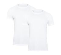 Paolo Renzo® Rundhals T-Shirt 2/4 oder 8 Stück - Größen M, L, XL, XXL, 3XL - Weiß / L / 2