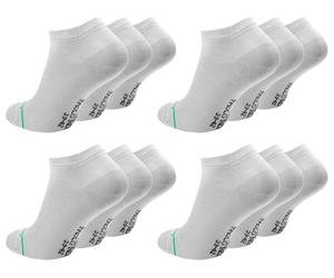 Paolo Renzo® Unisex Bambus Sneaker 3/6/12/18 oder 36 Paar - Größen 35/38, 39/42 und 43/46 - Hellgrau / 43-46 / 12