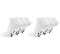 Paolo Renzo® Unisex Sneaker Baumwolle 3/6/12/18 oder 36 Paar - Größen 35/38, 39/42 und 43/46 - Weiß / 39-42 / 6