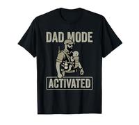 Papa Modus Aktiviert Taktisch Ausrüstung Baby Vater Humor T-Shirt