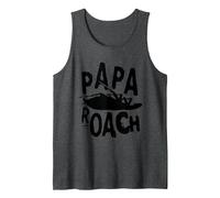 Papa Roach - Official Merchandise - Classic Infest Logo Tank Top, Herren, Anthrazit Meliert, L