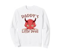 Papas Kleiner Teufel Babyteufel, Cartoon-Design Sweatshirt