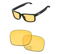 PapaViva Ersatzgläser für Oakley Holbrook OO9102 55 mm Sonnenbrille, HD Gelb, Holbrook