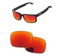 PapaViva Ersatzgläser kompatibel mit Oakley Holbrook S OO9509 53 mm Sonnenbrille, feuerrot, Holbrook S OO9509 53mm