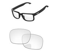 PapaViva Ersatzgläser kompatibel mit Oakley Holbrook XXL OO9487 61 mm/Holbrook XXL Asian Fit Sonnenbrille, HD Clear Blue Light Blocking, Holbrook XXL Asian Fit OO9487F 61mm