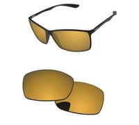 PapaViva Ersatzgläser kompatibel mit Ray-Ban Liteforce RB4179 62 mm Sonnenbrille, Bronze Gold, Liteforce RB4179 62mm
