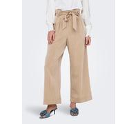 ONLY Damen Onlmarsa Solid Paperbag Pant Wvn Noos, Safari/Detail:melange, S